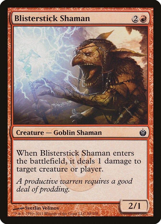 Magic: The Gathering MTG Single Blisterstick Shaman [Mirrodin Besieged]