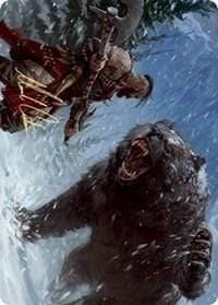 Magic: The Gathering MTG Single Blizzard Brawl Art Card (Gold-Stamped Signature) [Kaldheim: Art Series]