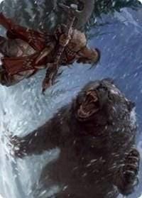 Magic: The Gathering MTG Single Blizzard Brawl Art Card [Kaldheim: Art Series]