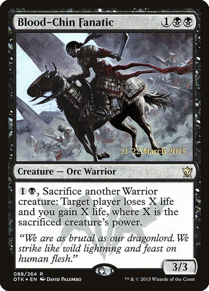 Magic: The Gathering MTG Single Blood-Chin Fanatic  [Dragons of Tarkir Prerelease Promos]