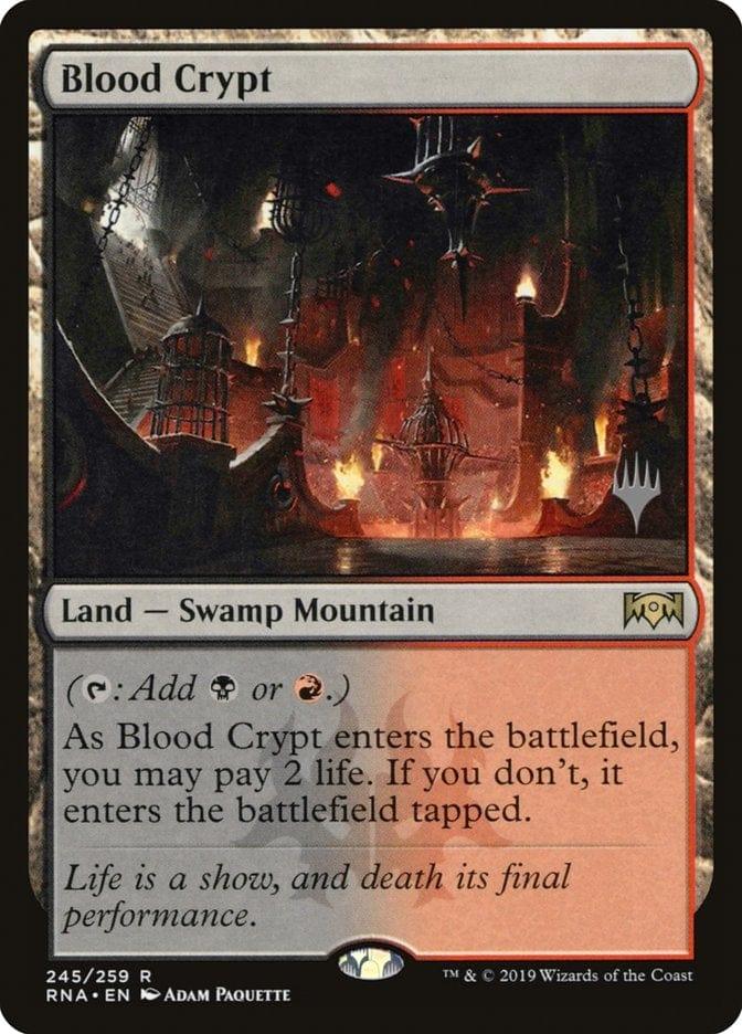 Magic: The Gathering MTG Single Blood Crypt (Promo Pack) [Ravnica Allegiance Promos]