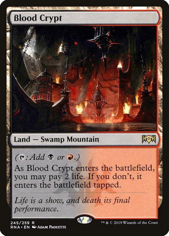 Magic: The Gathering MTG Single Blood Crypt [Ravnica Allegiance]