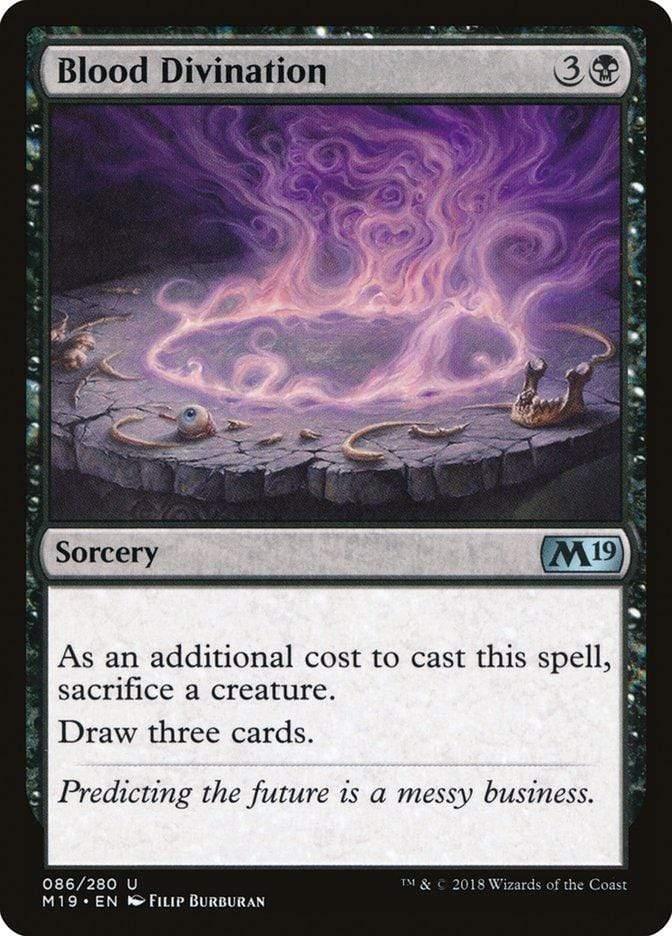 Magic: The Gathering MTG Single Blood Divination [Core Set 2019]