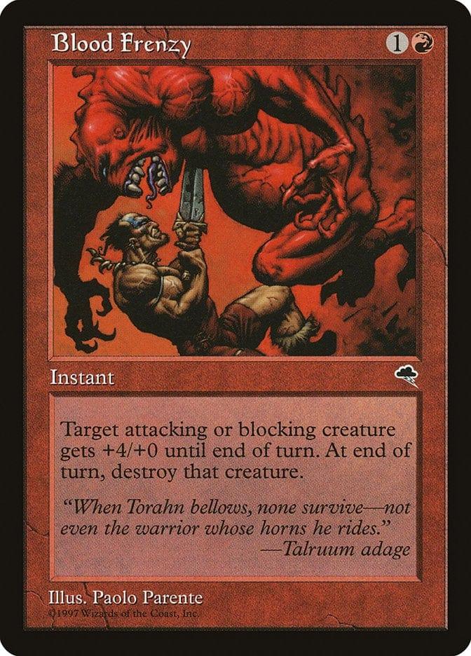 Magic: The Gathering MTG Single Blood Frenzy [Tempest]