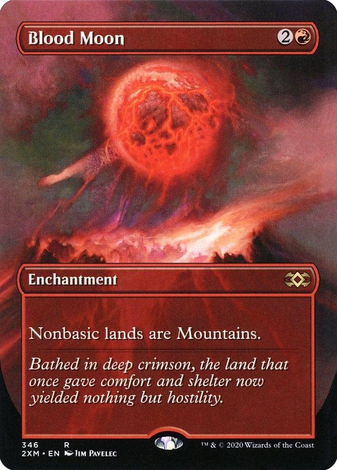 Magic: The Gathering MTG Single Blood Moon (Toppers) [Double Masters Extended Art]