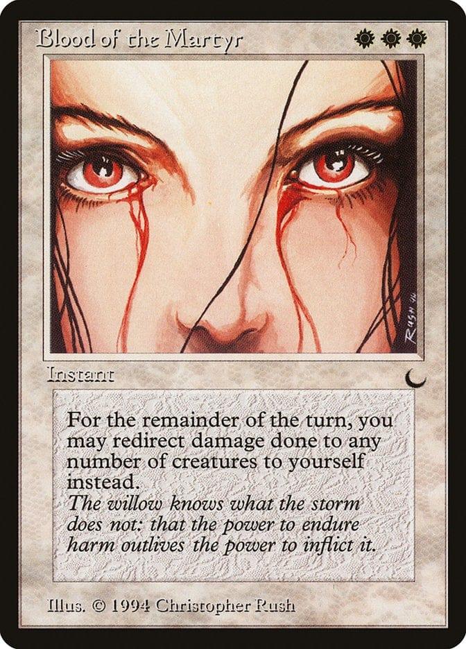 Magic: The Gathering MTG Single Blood of the Martyr [The Dark]