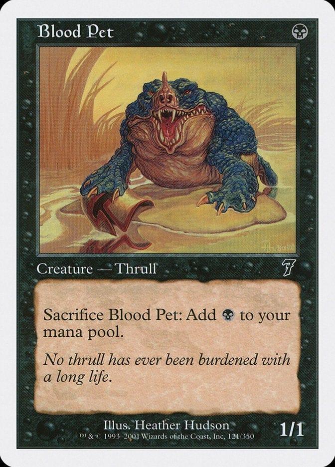 Magic: The Gathering MTG Single Blood Pet [Seventh Edition]