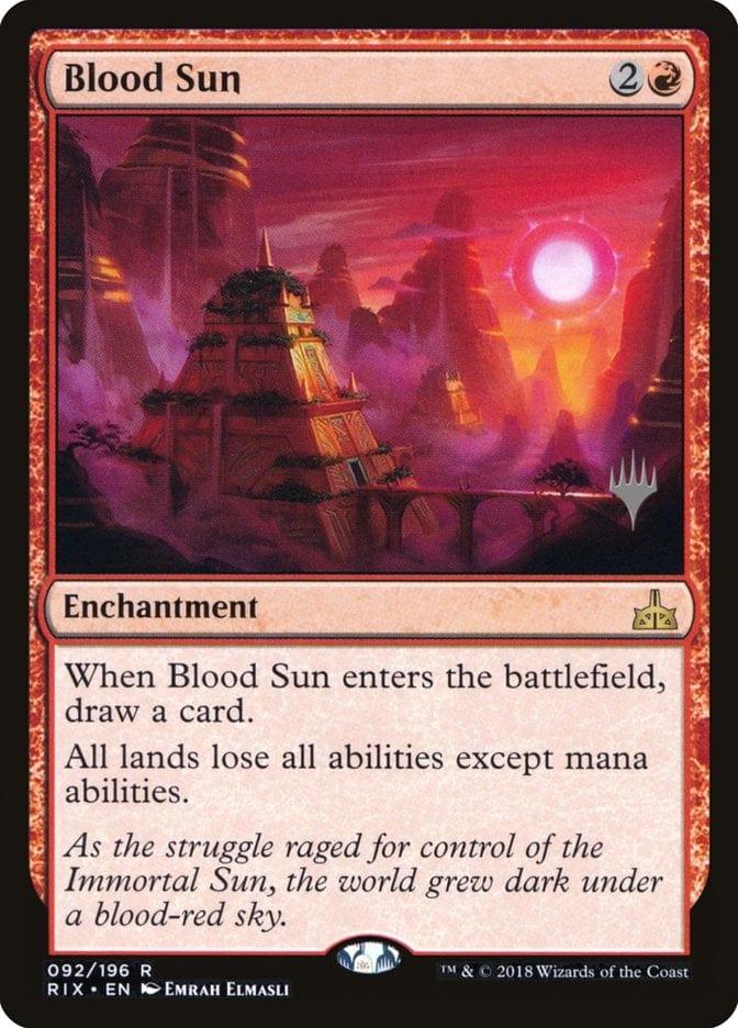Magic: The Gathering MTG Single Blood Sun (Promo Pack) [Rivals of Ixalan Promos]