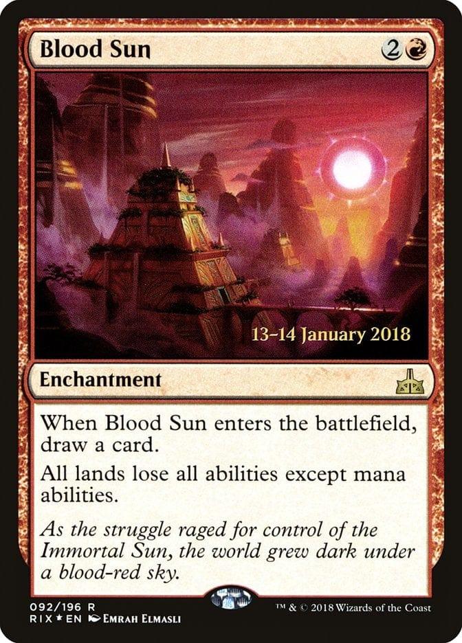 Magic: The Gathering MTG Single Blood Sun [Rivals of Ixalan Prerelease Promos]