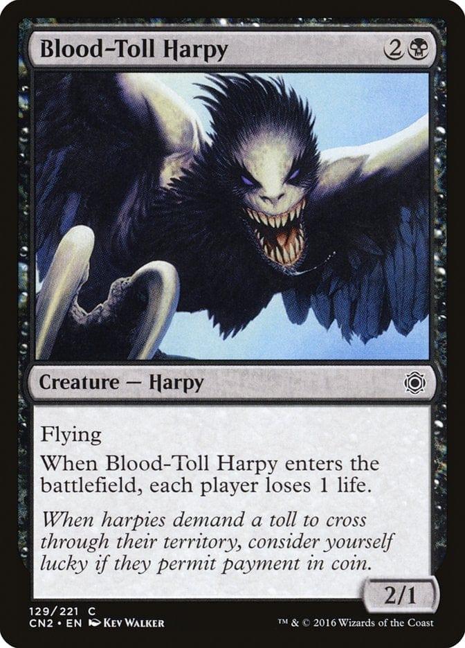 Magic: The Gathering MTG Single Blood-Toll Harpy [Conspiracy: Take the Crown]