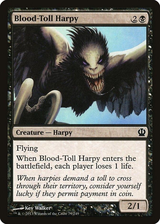 Magic: The Gathering MTG Single Blood-Toll Harpy [Theros]