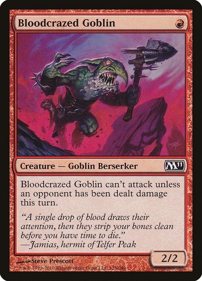 Magic: The Gathering MTG Single Bloodcrazed Goblin [Magic 2011]