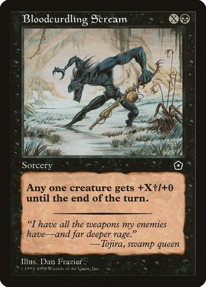 Magic: The Gathering MTG Single Bloodcurdling Scream [Portal Second Age]