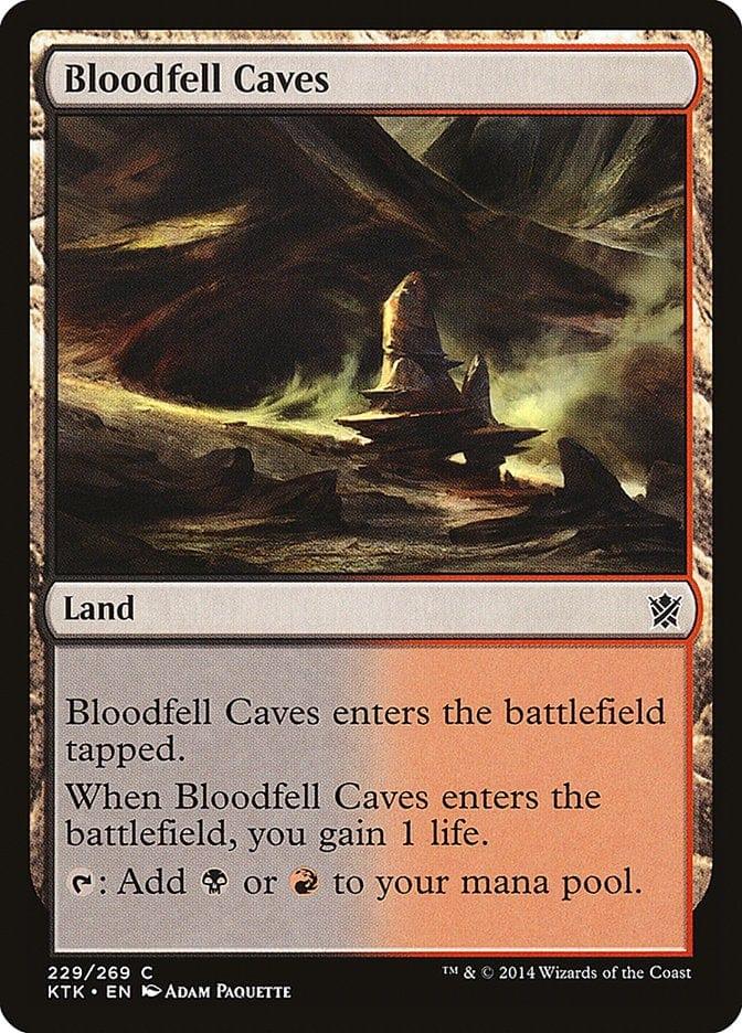 Magic: The Gathering MTG Single Bloodfell Caves [Khans of Tarkir]