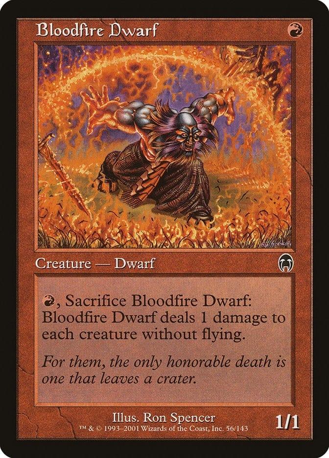 Magic: The Gathering MTG Single Bloodfire Dwarf [Apocalypse]