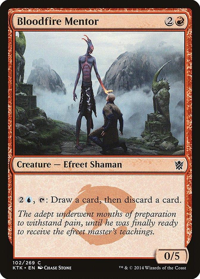 Magic: The Gathering MTG Single Bloodfire Mentor [Khans of Tarkir]