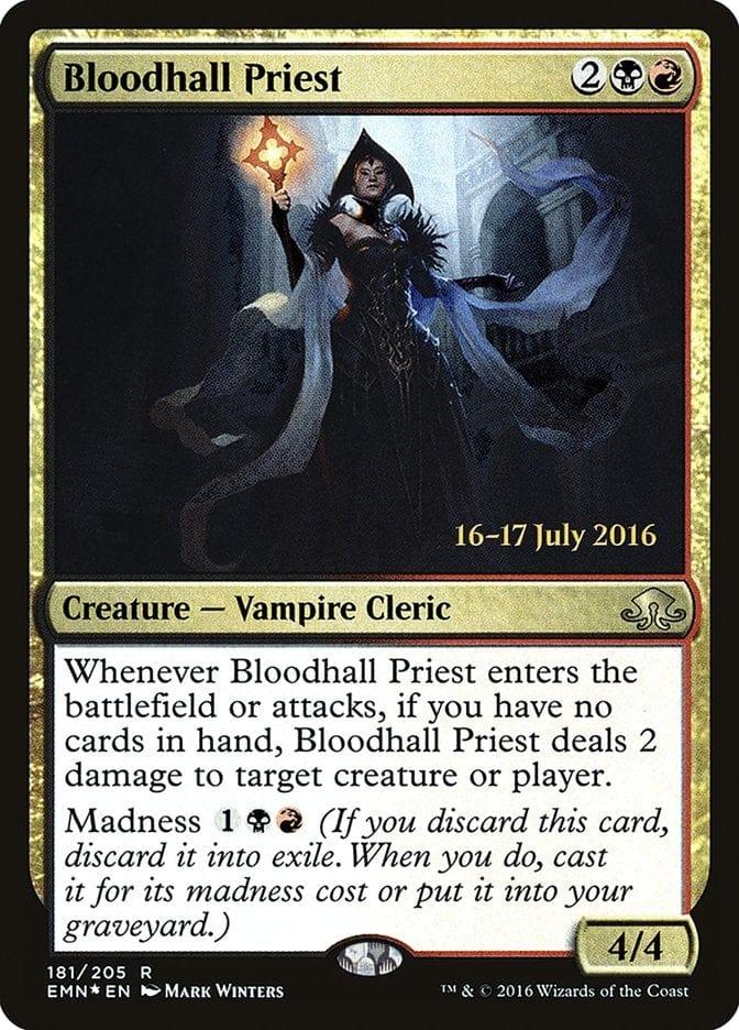 Magic: The Gathering MTG Single Bloodhall Priest  [Eldritch Moon Prerelease Promos]