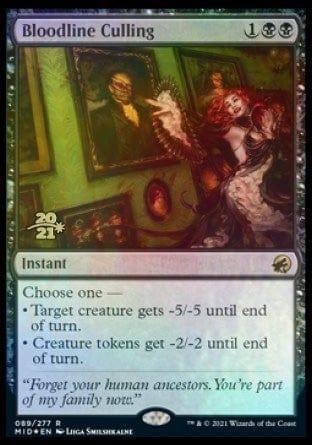 Magic: The Gathering MTG Single Bloodline Culling [Innistrad: Midnight Hunt Prerelease Promos]
