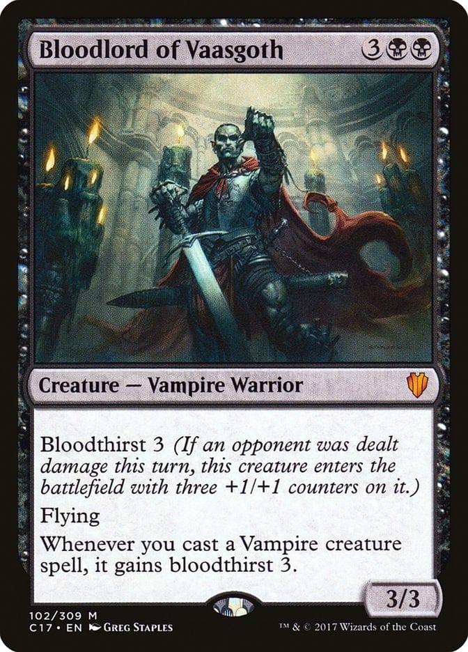 Magic: The Gathering MTG Single Bloodlord of Vaasgoth [Commander 2017]