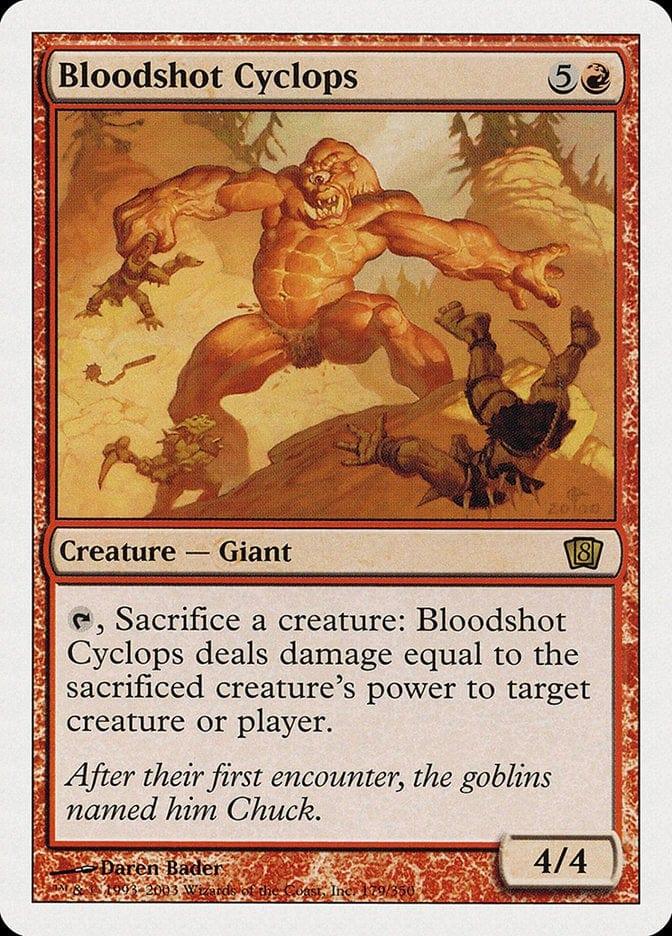 Magic: The Gathering MTG Single Bloodshot Cyclops [Eighth Edition]