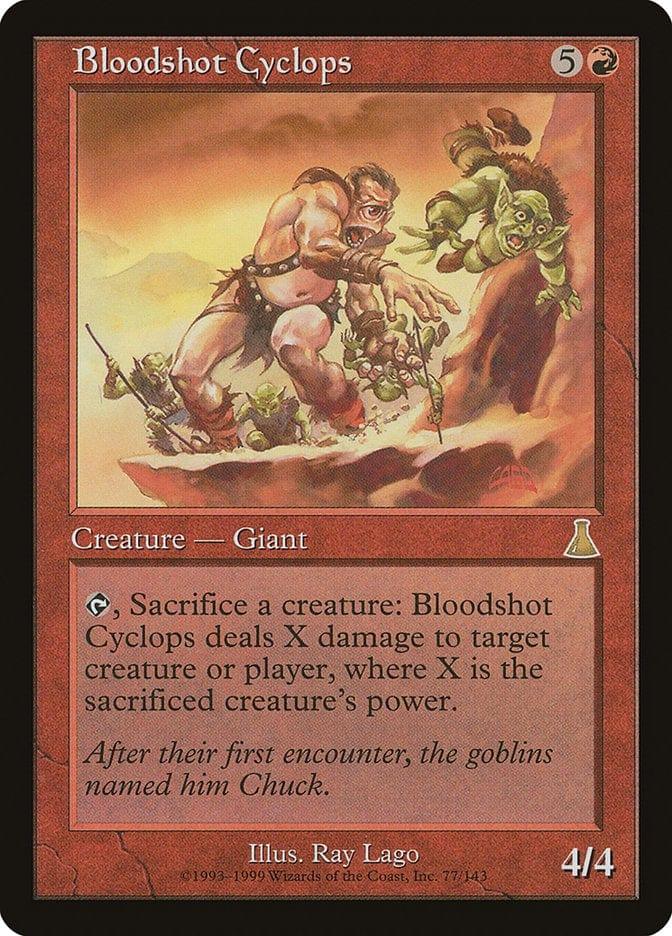 Magic: The Gathering MTG Single Bloodshot Cyclops [Urza's Destiny]