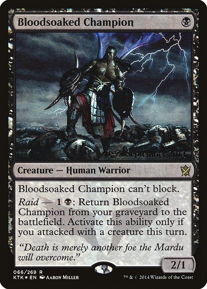 Magic: The Gathering MTG Single Bloodsoaked Champion  [Khans of Tarkir Prerelease Promos]