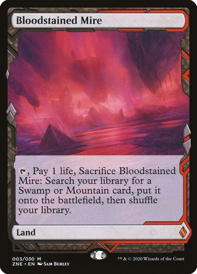 Magic: The Gathering MTG Single Bloodstained Mire (Expeditions) [Zendikar Rising Expeditions]