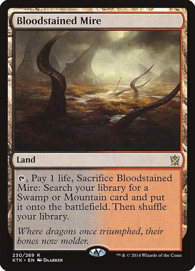 Magic: The Gathering MTG Single Bloodstained Mire [Khans of Tarkir]