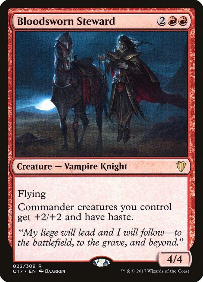 Magic: The Gathering MTG Single Bloodsworn Steward [Commander 2017]