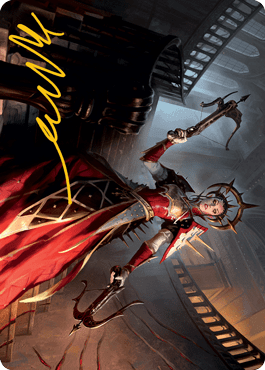 Magic: The Gathering MTG Single Bloodthirsty Adversary Art Card (Gold-Stamped Signature) [Innistrad: Midnight Hunt Art Series]