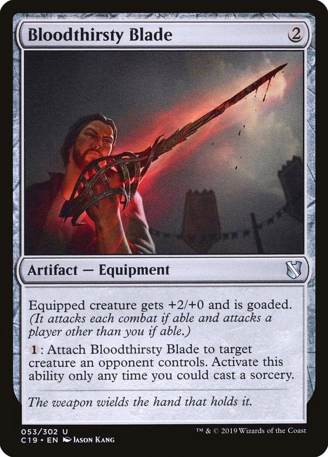 Magic: The Gathering MTG Single Bloodthirsty Blade [Commander 2019]