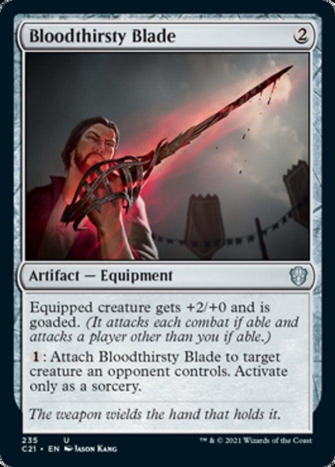 Magic: The Gathering MTG Single Bloodthirsty Blade [Commander 2021]