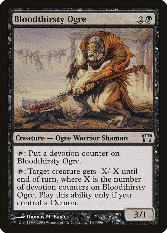 Magic: The Gathering MTG Single Bloodthirsty Ogre [Champions of Kamigawa]
