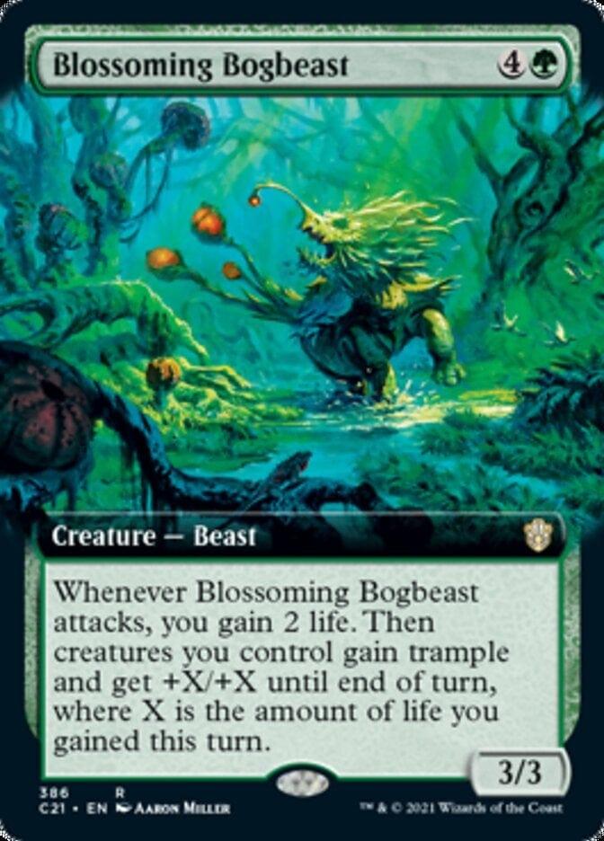 Magic: The Gathering MTG Single Blossoming Bogbeast (Extended) [Commander 2021]