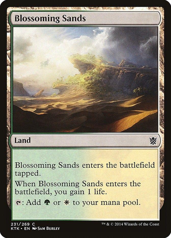 Magic: The Gathering MTG Single Blossoming Sands [Khans of Tarkir]