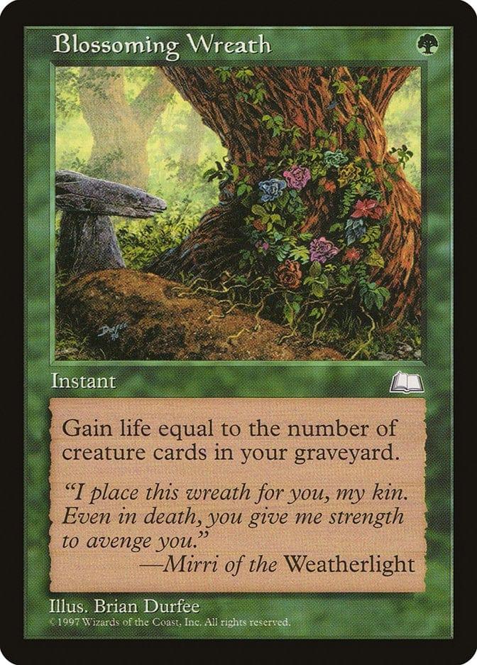 Magic: The Gathering MTG Single Blossoming Wreath [Weatherlight]