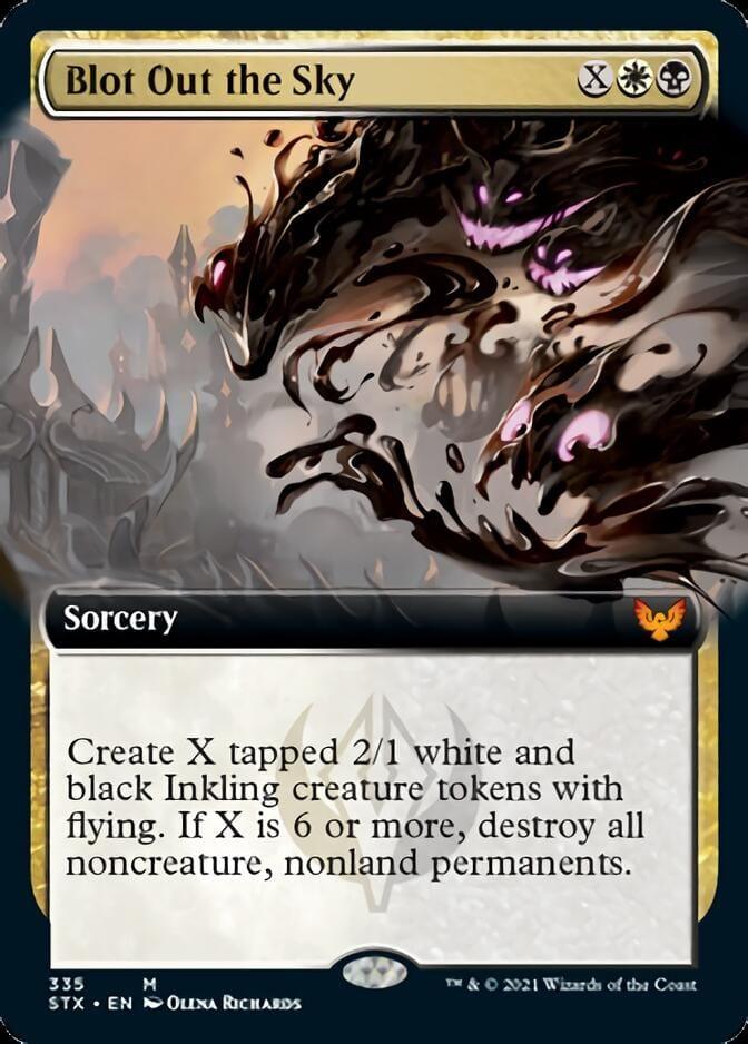 Magic: The Gathering MTG Single Blot Out the Sky (Extended) [Strixhaven: School of Mages]