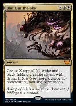 Magic: The Gathering MTG Single Blot Out the Sky [Strixhaven: School of Mages]