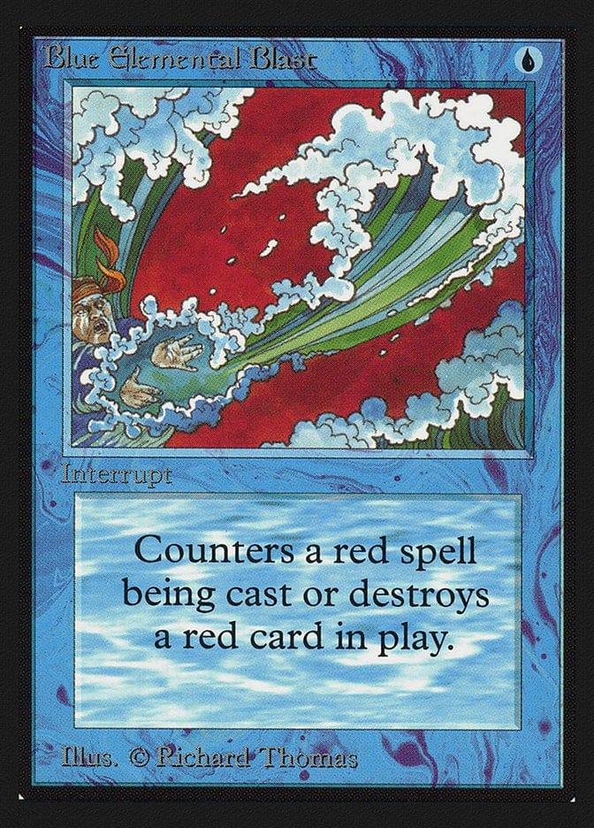 Magic: The Gathering MTG Single Blue Elemental Blast [Collectors’ Edition]