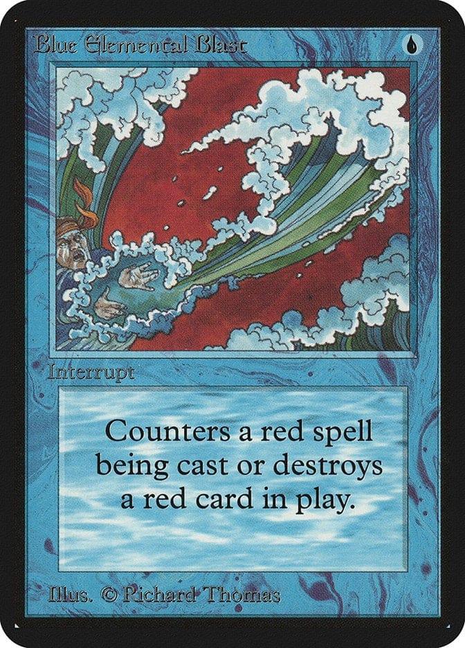 Magic: The Gathering MTG Single Blue Elemental Blast [Limited Edition Alpha]