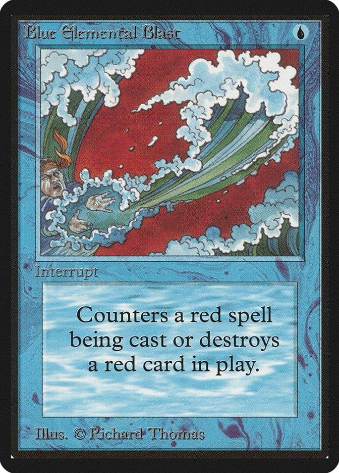 Magic: The Gathering MTG Single Blue Elemental Blast [Limited Edition Beta]