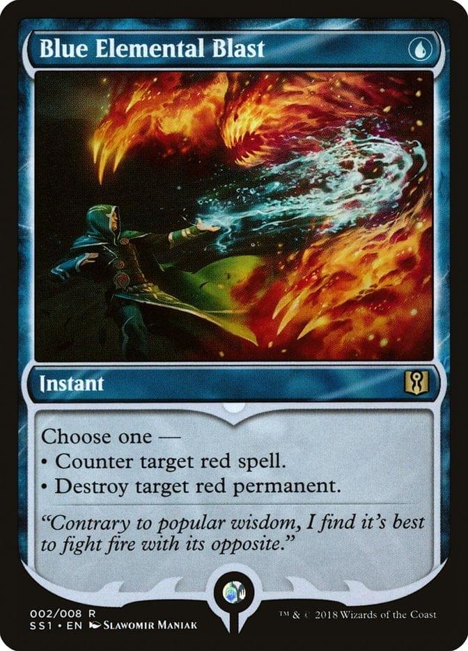 Magic: The Gathering MTG Single Blue Elemental Blast [Signature Spellbook: Jace]