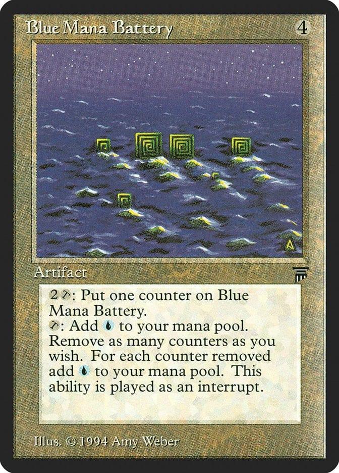 Magic: The Gathering MTG Single Blue Mana Battery [Legends]