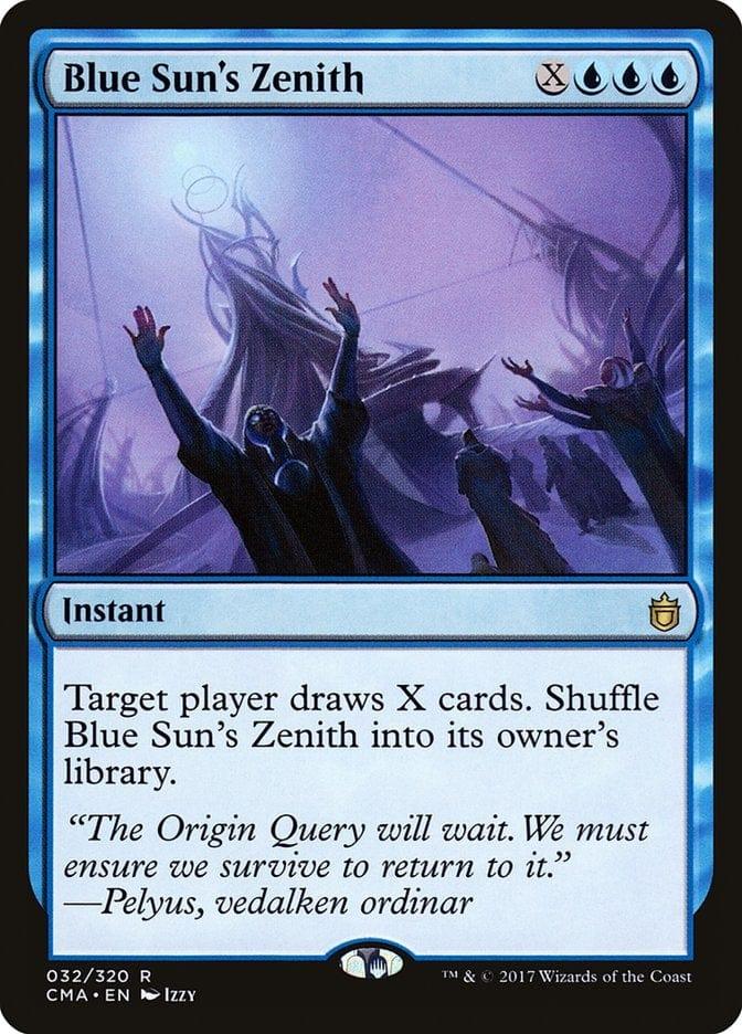 Magic: The Gathering MTG Single Blue Sun's Zenith [Commander Anthology]