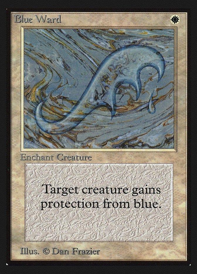 Magic: The Gathering MTG Single Blue Ward [Collectors’ Edition]