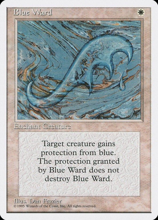 Magic: The Gathering MTG Single Blue Ward [Fourth Edition]