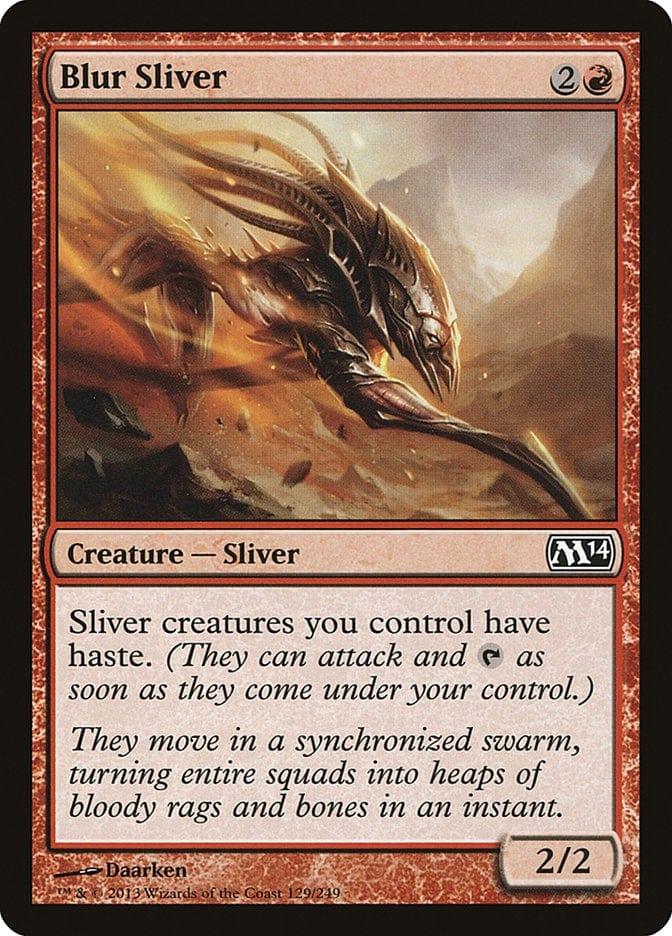 Magic: The Gathering MTG Single Blur Sliver [Magic 2014]