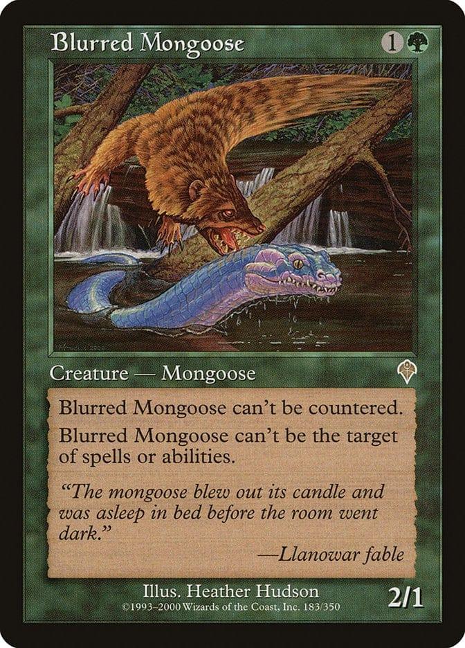 Magic: The Gathering MTG Single Blurred Mongoose [Invasion]