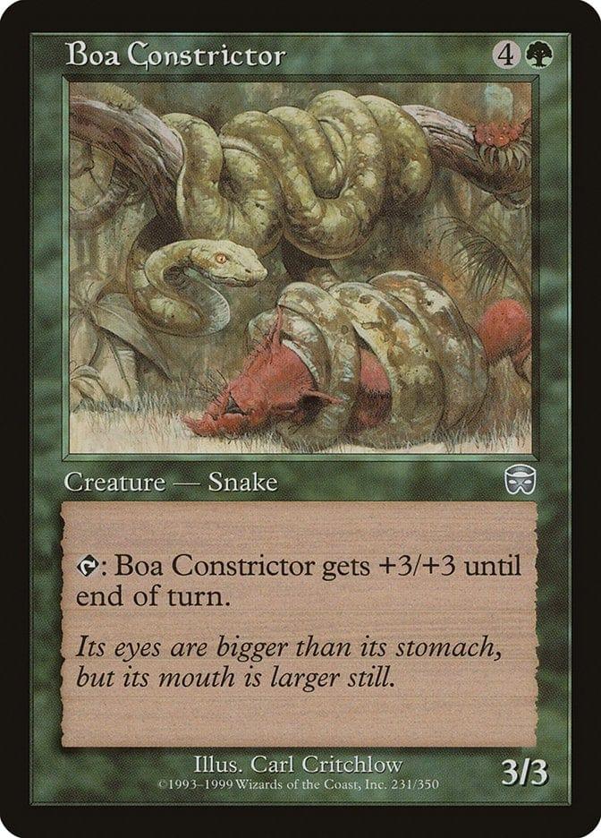 Magic: The Gathering MTG Single Boa Constrictor [Mercadian Masques]
