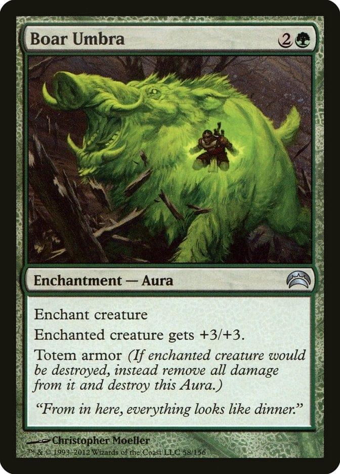 Magic: The Gathering MTG Single Boar Umbra [Planechase 2012]